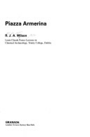 Cover of Piazza Armerina