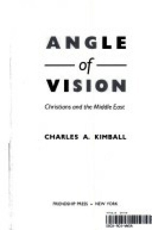 Cover of Angle of Vision