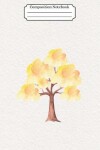 Book cover for Composition Notebook Watercolor Tree Design Vol 1