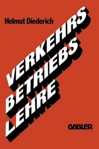 Cover of Verkehrsbetriebslehre