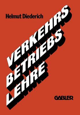 Book cover for Verkehrsbetriebslehre