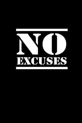 Book cover for No excuses