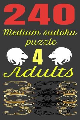 Book cover for Medium Sudoku Puzzle for Adults