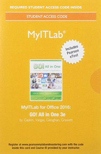 Book cover for Mylab It with Pearson Etext -- Access Card -- For Go! All in One