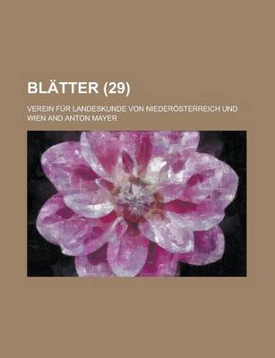 Book cover for Blatter (29)