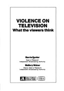 Book cover for Violence on Television