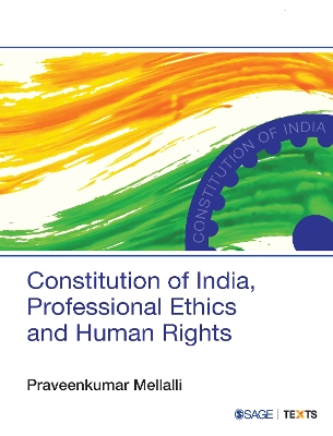 Book cover for Constitution of India, Professional Ethics and Human Rights