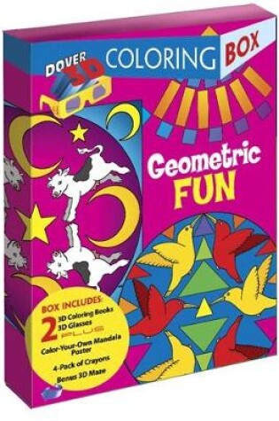 Cover of Geometric Fun 3-D Coloring Box