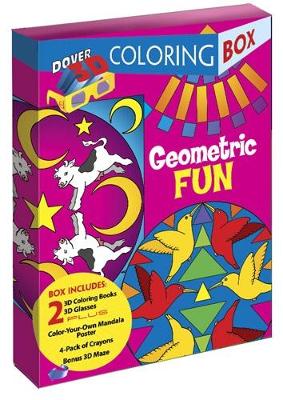 Book cover for Geometric Fun 3-D Coloring Box