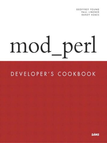 Book cover for mod_perl Developer's Cookbook