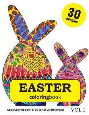 Book cover for Easter Coloring Book