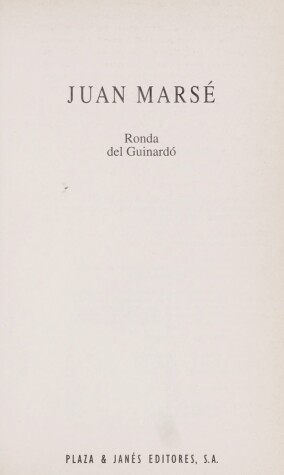 Book cover for La Ronda De Guinardo