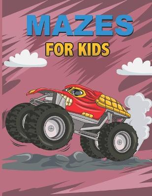 Book cover for mazes book for kids