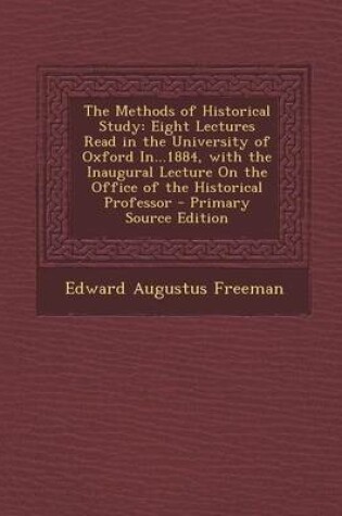 Cover of The Methods of Historical Study