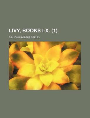 Book cover for Livy, Books I-X. (1)