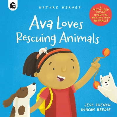 Book cover for Ava Loves Rescuing Animals