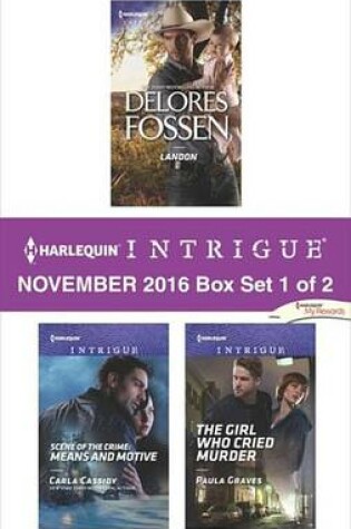 Cover of Harlequin Intrigue November 2016 - Box Set 1 of 2