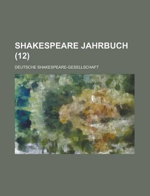 Book cover for Shakespeare Jahrbuch (12)