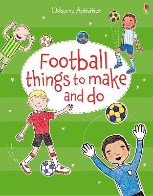 Book cover for Football things to make and do