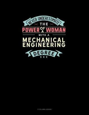 Cover of Never Underestimate The Power Of A Woman With A Mechanical Engineering Degree