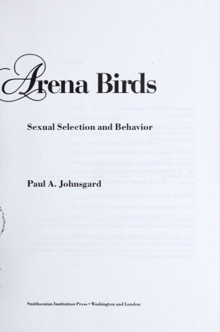 Cover of Arena Birds