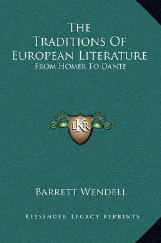 Cover of The Traditions of European Literature