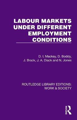 Cover of Labour Markets Under Different Employment Conditions