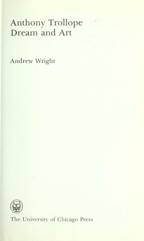 Book cover for Wright: Anthony Trollope