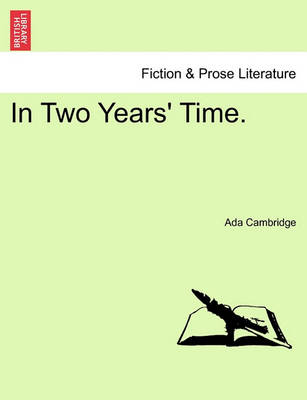 Book cover for In Two Years' Time.