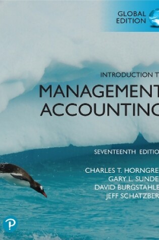 Cover of Instructor's Solution Manual for Introduction to Management Accounting, Global Edition