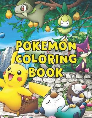 Book cover for Pokemon Coloring Book