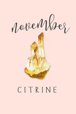 Book cover for November Birthstone Citrine