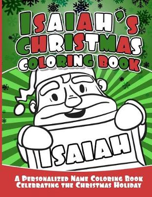 Book cover for Isaiah's Christmas Coloring Book