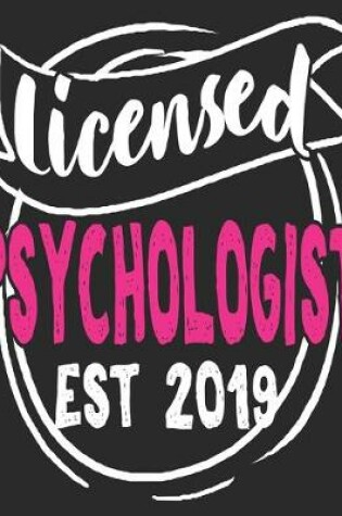 Cover of Licensed Psychologist Est 2019