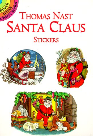 Book cover for Thomas Nast Santa Claus Stickers