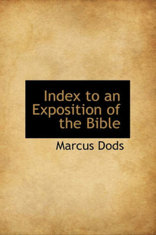 Cover of Index to an Exposition of the Bible