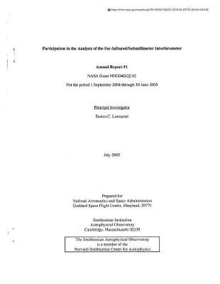 Book cover for Participation in the Analysis of the Far-Infrared/Submillimeter Interferometer