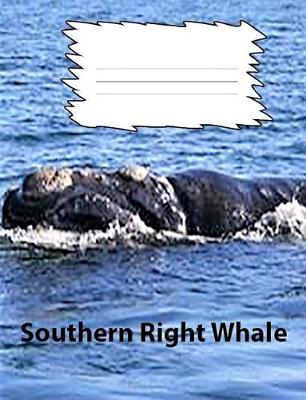 Book cover for Southern Right Whale College Ruled Line Paper Composition Book