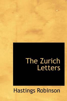 Book cover for The Zurich Letters