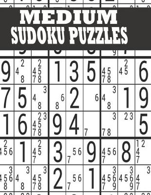 Book cover for Medium Sudoku Puzzle Book