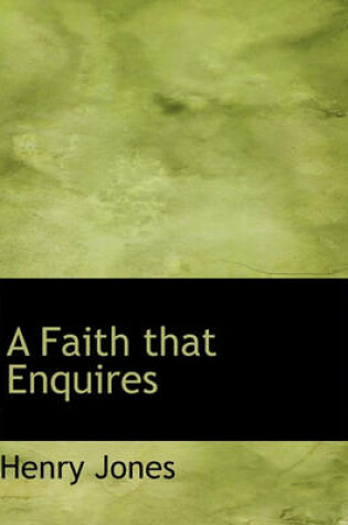 Cover of A Faith That Enquires