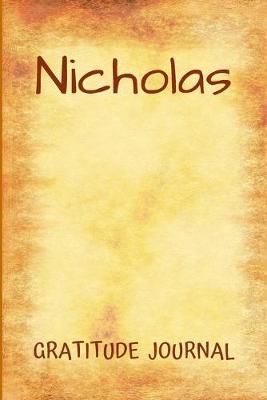 Book cover for Nicholas Gratitude Journal