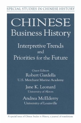 Book cover for Chinese Business History