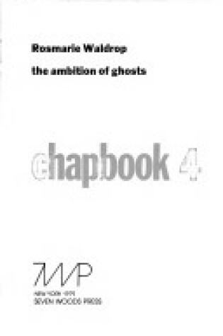 Cover of The Ambition of Ghosts