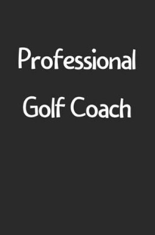 Cover of Professional Golf Coach