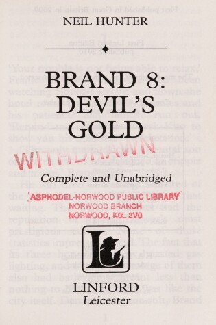 Cover of Brand 8: Devil's Gold