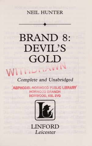 Book cover for Brand 8: Devil's Gold