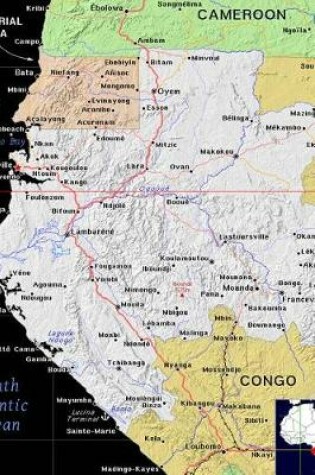 Cover of Modern Day Map of Gabon in Africa Journal