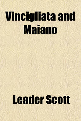 Book cover for Vincigliata and Maiano