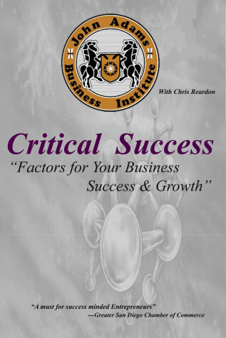 Book cover for Critical Success - "Factors for Your Business Success & Growth"